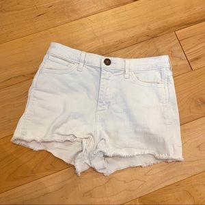 Abercrombie white shorts